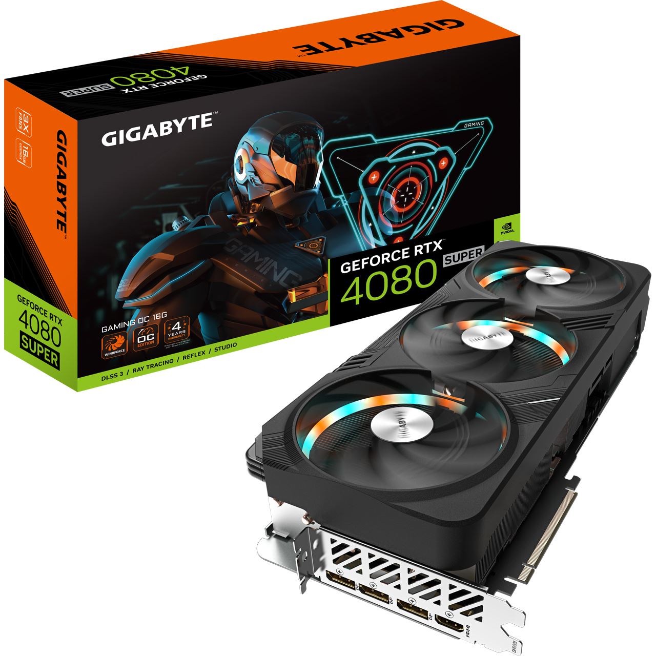 GIGABYTE - GeForce RTX 4080 SUPER GAMING OC 16G, Grafikkarte