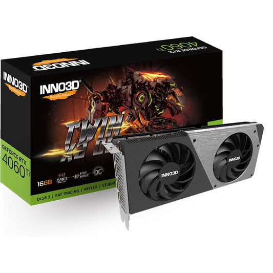 INNO3D - GeForce RTX 4060 Ti 16GB Twin X2 OC, Grafikkarte