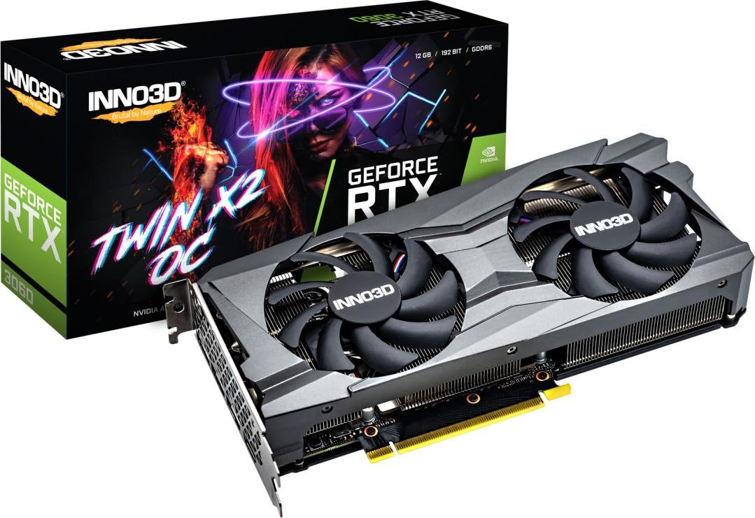 INNO3D - GeForce RTX 3060 TWIN X2 OC, Grafikkarte