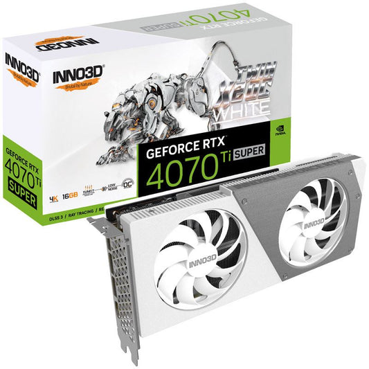 INNO3D - GeForce RTX 4070 Ti SUPER TWIN X2 OC WHITE, Grafikkarte