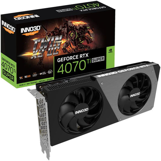 INNO3D - GeForce RTX 4070 Ti SUPER TWIN X2 OC, Grafikkarte