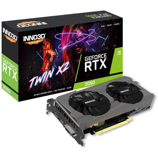 INNO3D - GeForce RTX 3050 TWIN X2 6GB, Grafikkarte