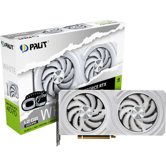 Palit - GeForce RTX 4070 White OC, Grafikkarte