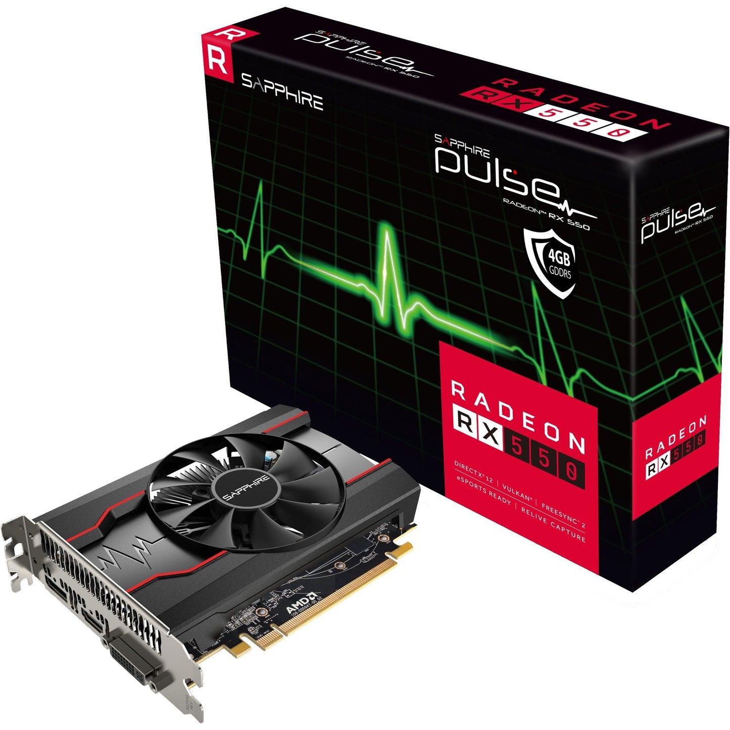 SAPPHIRE - Radeon RX 550 PULSE, Grafikkarte