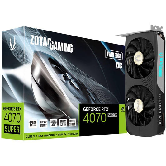 ZOTAC - GeForce RTX 4070 SUPER Twin Edge OC, Grafikkarte