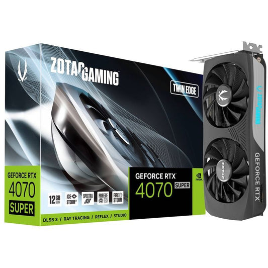 ZOTAC - GeForce RTX 4070 SUPER Twin Edge, Grafikkarte