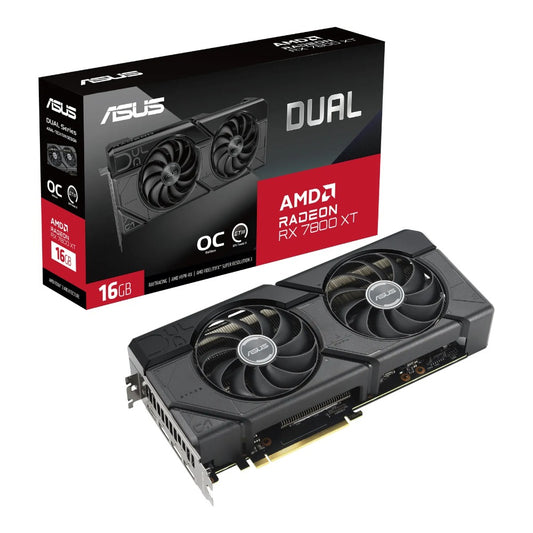 Asus - Radeon RX 7800 XT DUAL OC - Grafikkarte