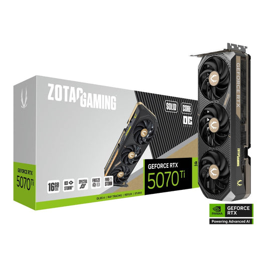 Zotac - GeForce RTX 5070 Ti SOLID CORE OC - Grafikkarte