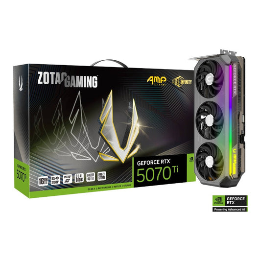 ZOTAC Gaming GeForce RTX 5070 Ti AMP Extreme Infinity - PCI - Express - Grafikkarte