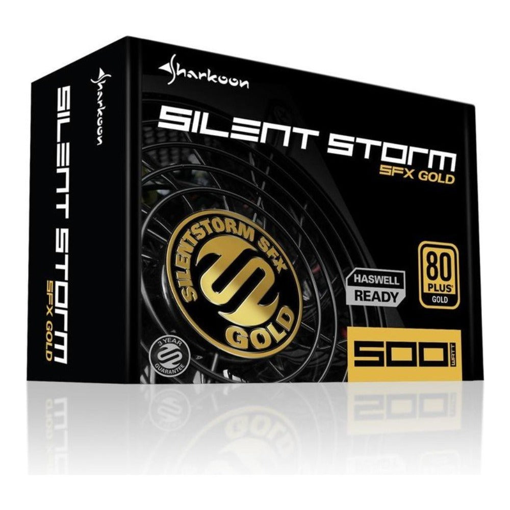 Sharkoon - SilentStorm SFX Gold 500W - PC-Netzteil