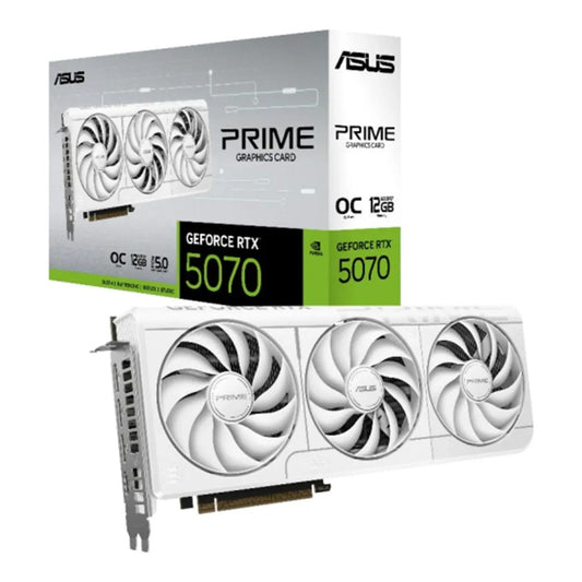 Asus - GeForce RTX 5070 PRIME OC WHITE - Grafikkarte