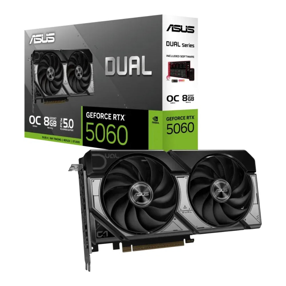 Asus - GeForce RTX 5060 DUAL OC 8GB - Grafikkarte