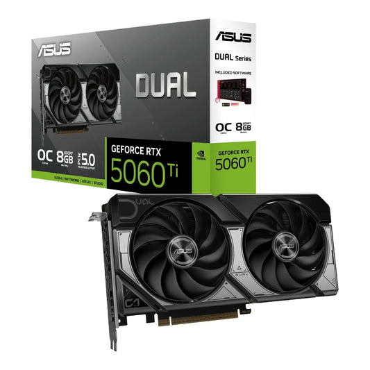 Asus - GeForce RTX 5060 Ti DUAL OC 8GB - Grafikkarte