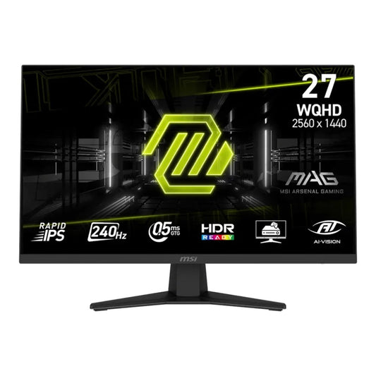 MSI - MAG 274QFDE X24 , schwarz, WQHD, Rapid-IPS, HDR, Adaptive-Sync, 240Hz Panel) - Monitor