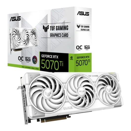 Asus - GeForce RTX 5070 Ti TUF GAMING OC WHITE Edition - Grafikkarte