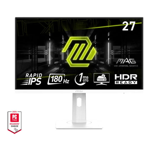 MSI - MAG 274PFWDE , weiß, FullHD, Rapid-IPS, HDR, Adaptive-Sync, 180Hz Panel) - Monitor