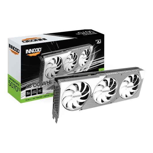 Inno3D - GeForce RTX 5070 Ti X3 OC WHITE - Grafikkarte