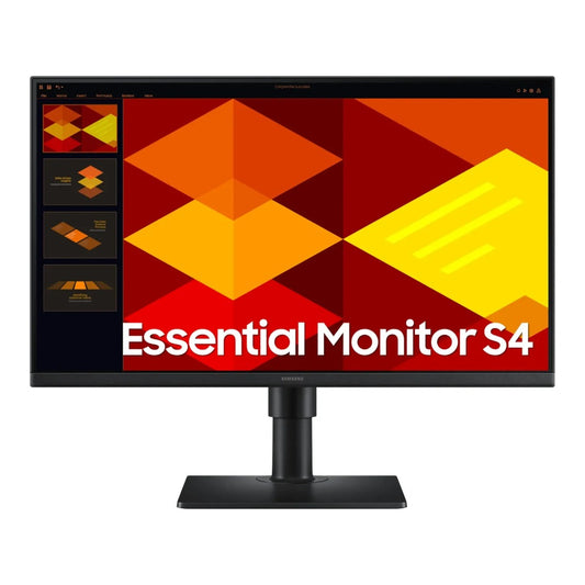 Samsung - Essential S24D406GAU S4 , schwarz, FullHD, IPS, HDMI, DP, Game-Mode, USB-Hub, 100Hz Panel) - Monitor