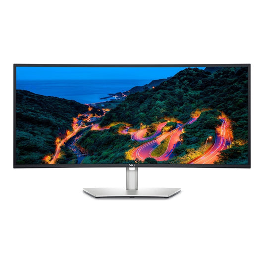 Dell - U3423WE , silber/schwarz, WQHD, IPS, Curved, USB-C) - Monitor