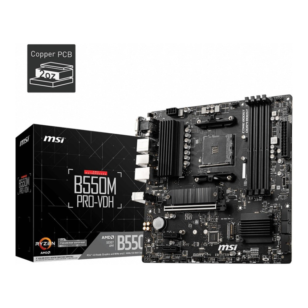 MSI - B550M PRO-VDH - Mainboard