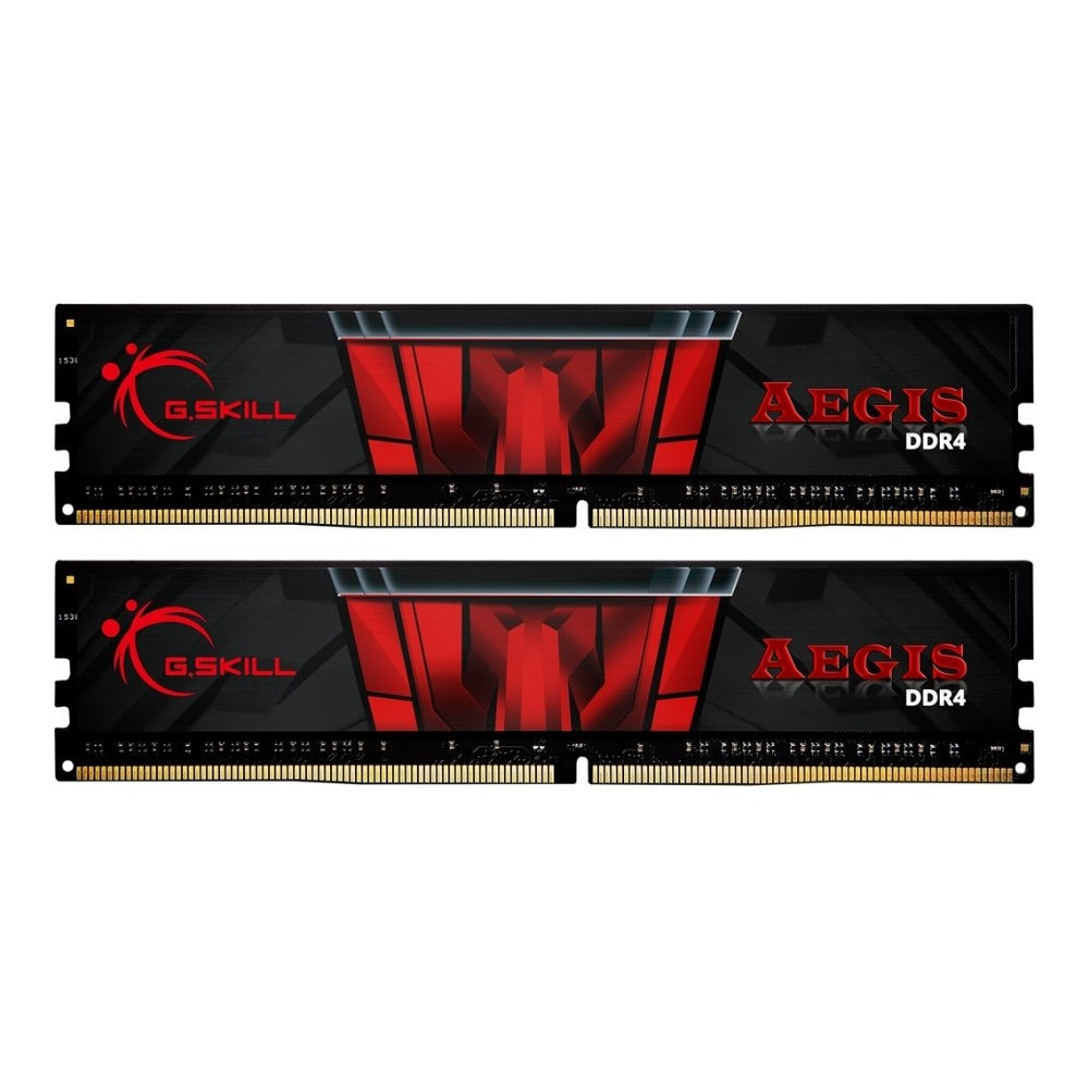 G.Skill Aegis F4 - 2400C17D - 16GIS - 16 GB - 2 x 8 GB - DDR4 - 2400 MHz - 288 - pin DIMM - Arbeitsspeicher