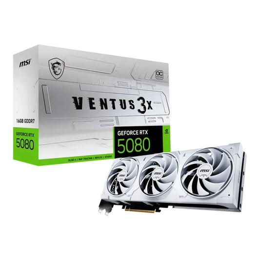 MSI - GeForce RTX 5080 VENTUS 3X OC WHITE - Grafikkarte