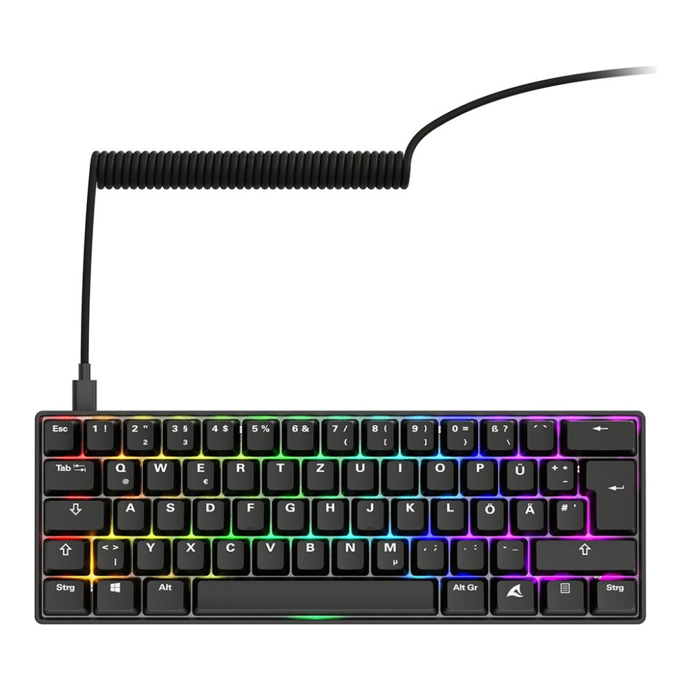 Sharkoon Skiller SGK50 S4 Gen2 PBT schwarz DE - Layout Gateron G Pro 3.0 - QWERTZ - Tastatur