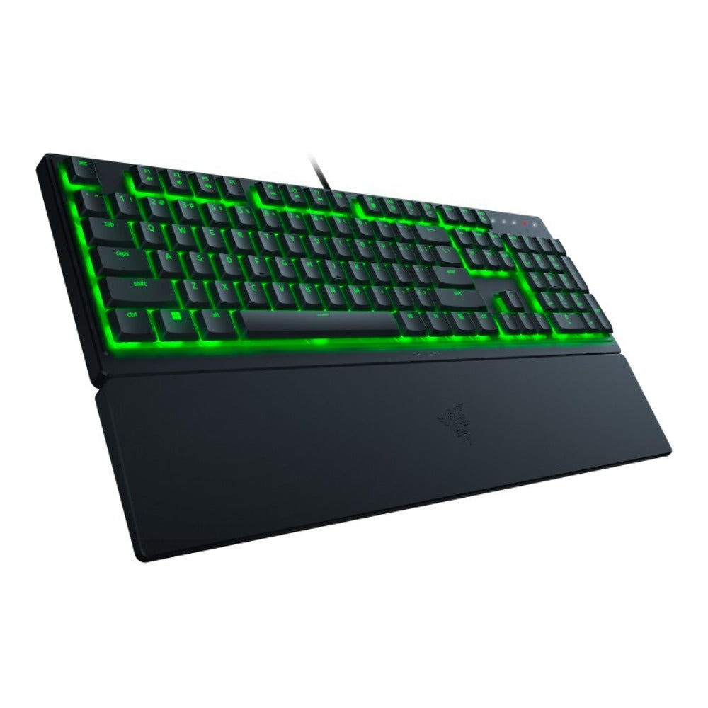 Razer Ornata V3 X - Kabelgebunden - USB - Membran Key Switch - QWERTZ - RGB - LED - Schwarz - Tastatur