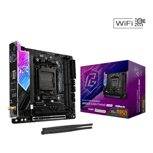 ASRock B850I Lightning WiFi AM5 D - AMD Sockel AM5 (Ryzen Zen4) - Mainboard