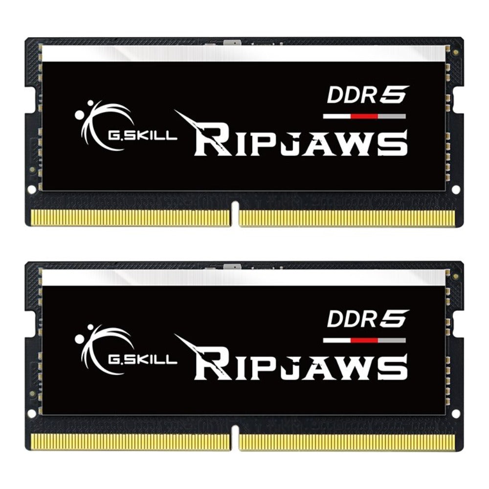 G.Skill Ripjaws F5 - 5600S4040A32GX2 - RS - 64 GB - 2 x 32 GB - DDR5 - 5600 MHz - 262 - pin SO - DIMM - Arbeitsspeicher