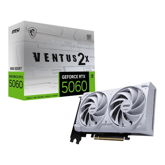 MSI - GeForce RTX 5060 VENTUS 2X OC WHITE 8G - Grafikkarte