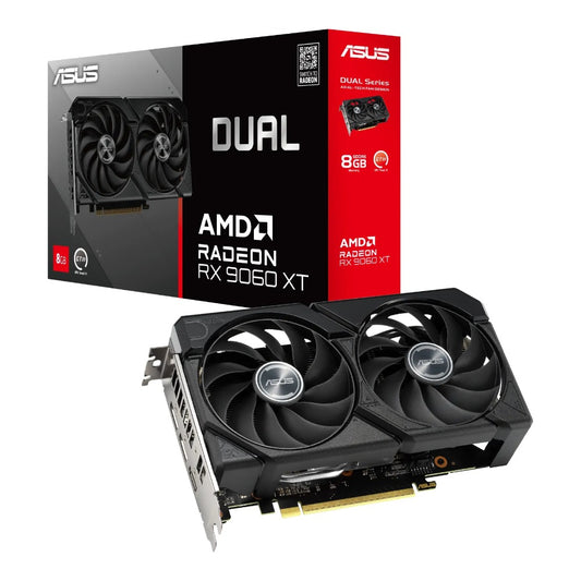 Asus - Radeon RX 9060 XT DUAL 8GB - Grafikkarte