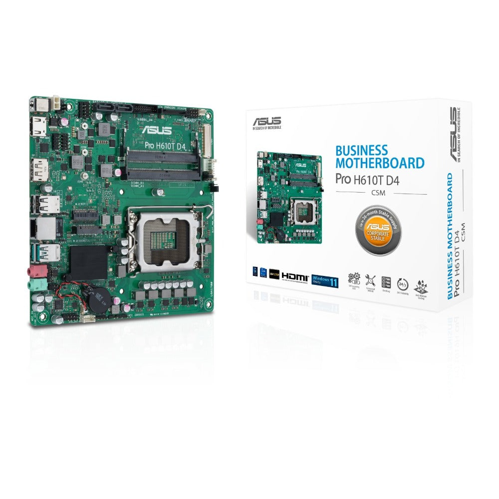 Asus - PRO H610T D4-CSM - Mainboard
