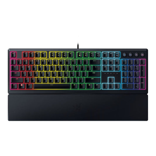 Razer Ornata V3 - Kabelgebunden - USB - Membran Key Switch - QWERTZ - RGB - LED - Schwarz - Tastatur