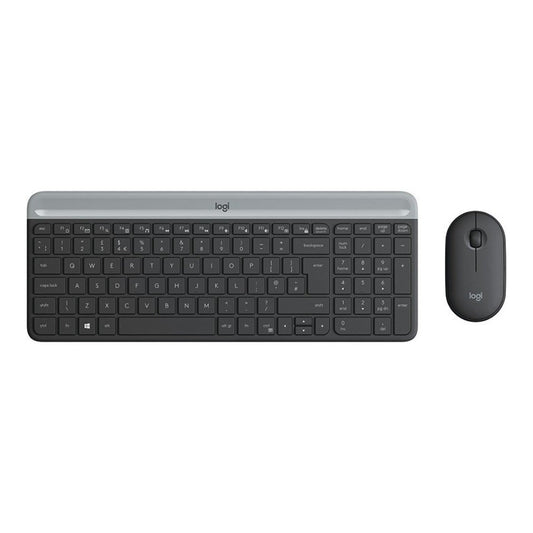 Logitech 920 - 009188 - Volle Größe (100%) - Kabellos - RF Wireless - QWERTZ - Graphit - Maus enthalten - Tastatur