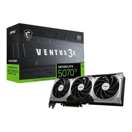 MSI - GeForce RTX 5070 Ti 16G VENTUS 3X OC - Grafikkarte