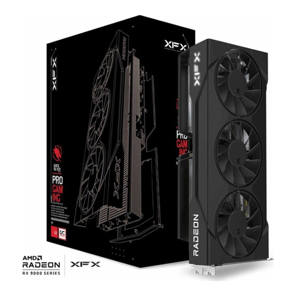 XFX Rx 9060XT Swift Triple Fan Oc Black GDDR6 - PCI - Express - Grafikkarte