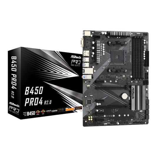 Asrock - B450 Pro4 R2.0 - Mainboard