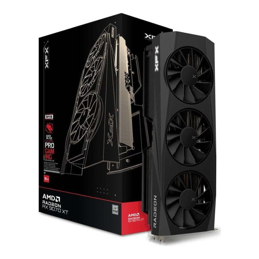 XFX Quicksilver Radeon Rx 9070 Xt Gaming Edition - PCI - Express - Grafikkarte