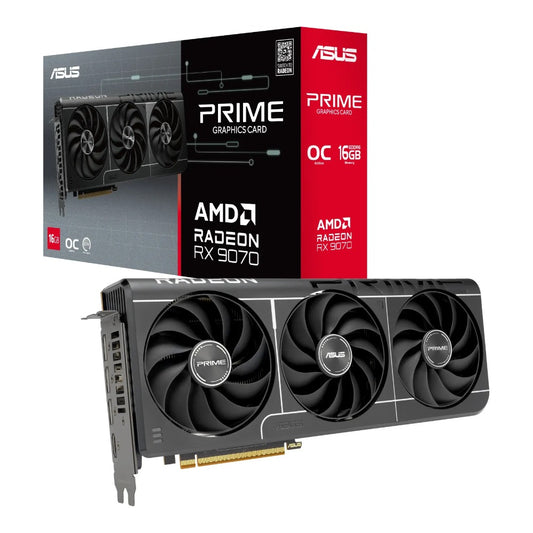Asus - Radeon RX 9070 OC PRIME EVO Edition 16GB - Grafikkarte