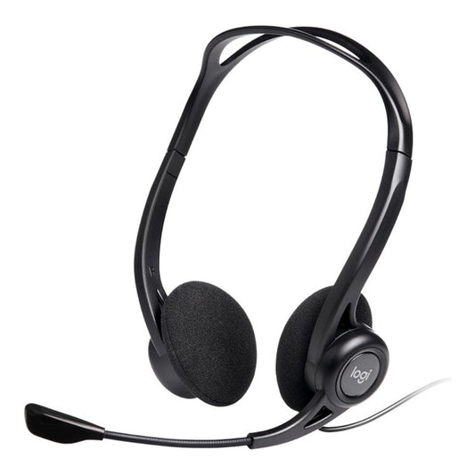 Logitech 960 USB Computer Headset - Kopfhörer - Kopfband - Anrufe/Musik - Schwarz - Binaural - 2,4 m - Headset