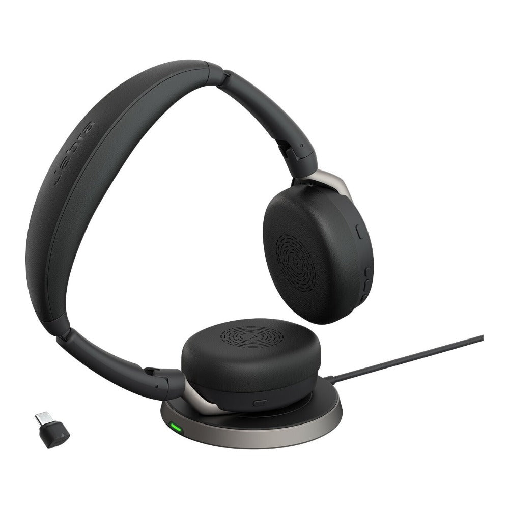 Jabra - Evolve2 65 Flex Duo WLC, mit Ladepad - Headset