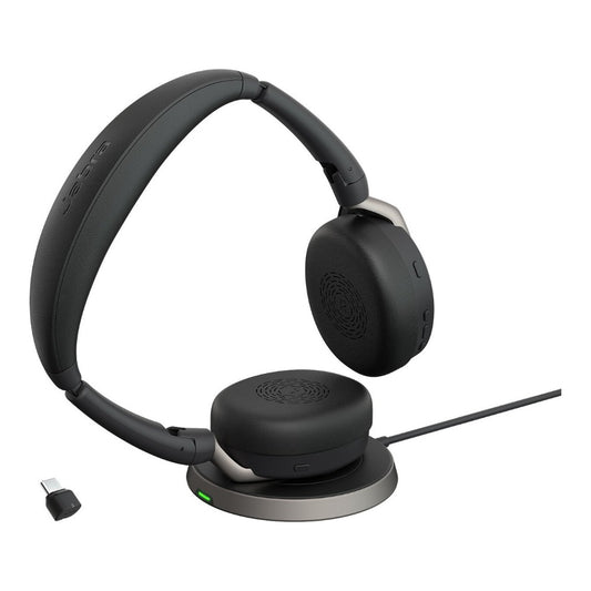 Jabra - Evolve2 65 Flex Duo WLC, mit Ladepad - Headset