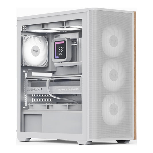 Aerocool - D501A-G-WT-v2 - PC-Gehäuse