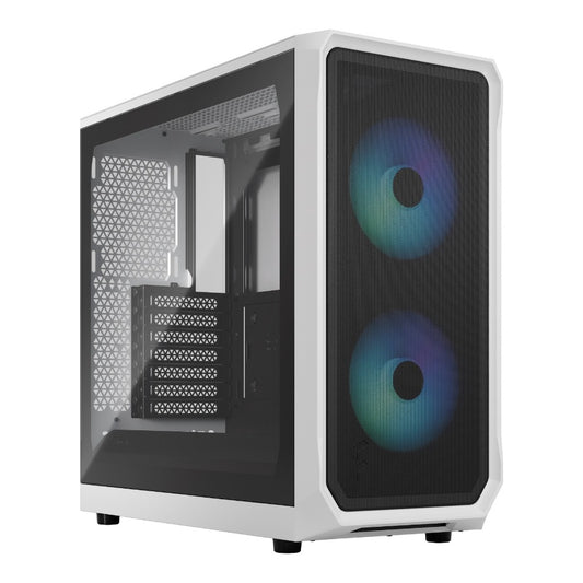 Fractal Design - Focus 2 RGB White TG Clear Tint - PC-Gehäuse