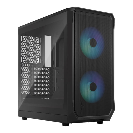 Fractal Design - Focus 2 RGB Black TG Clear Tint - PC-Gehäuse