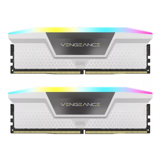 Corsair Vengeance RGB CMH64GX5M2B6000C30W - 64 GB - 2 x 32 GB - DDR5 - 6000 MHz - 288 - pin DIMM - Arbeitsspeicher