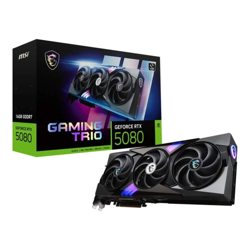 MSI GeForce RTX 5080 16G Gaming Trio