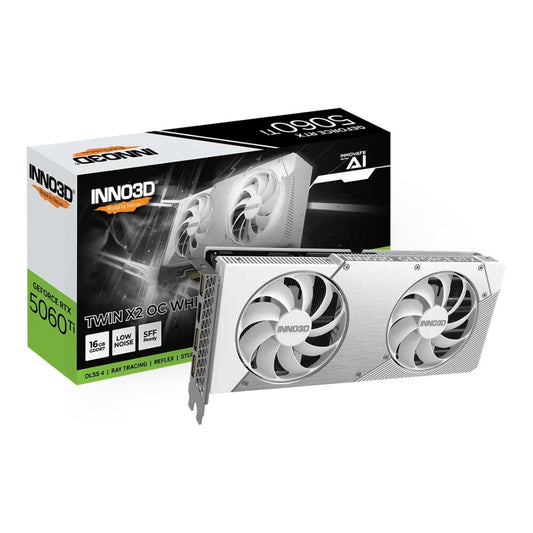 Inno3D - GeForce RTX 5060 Ti TWIN X2 OC WHITE 16GB - Grafikkarte