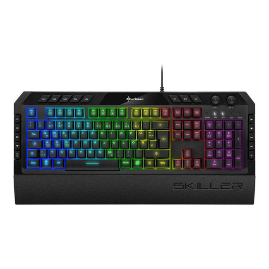 Sharkoon Skiller SGK5 - Kabelgebunden - USB - Mechanischer Switch - QWERTZ - RGB - LED - Schwarz - Tastatur